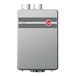 Rheem tankless water heaters.